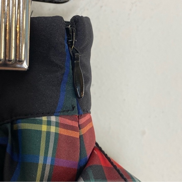Vineyard vines Jolly Tartan plaid Taffeta Holiday Party skirt - Picture 9 of 11